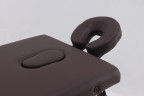 Массажный стол складной MED-MOS JF-AY01 2-х секционный, деревянная рама, коричневый (60)