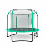 Батут Unix line Supreme Game с внутренней сеткой 8 футов - 240 см (зеленый) (TRUSUG8GR)