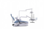 Стоматологическая установка CQ-216 (СО-003М-01) голубой, верхняя подача